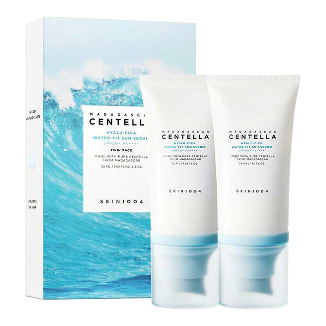 SKIN1004 Madagascar Centella Hyalu-Cica Water-Fit Sun Serum Twin Pack (50ml*2)  SKIN1004 - Nutra Best Bulgaria