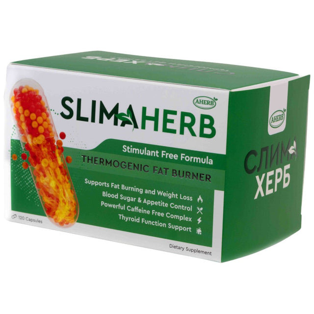 SLIMAHERB - 120 капсули  AHerb - Nutra Best Bulgaria