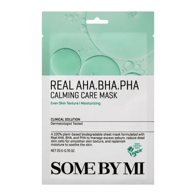 SOME BY MI - Real AHA-BHA-PHA Calming Care Mask - 1pc  SOME BY MI - Nutra Best Bulgaria