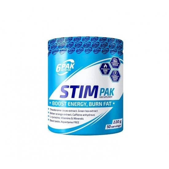 STIM PAK [220 грама, 50 Дози]  6PAK Nutrition - Nutra Best Bulgaria