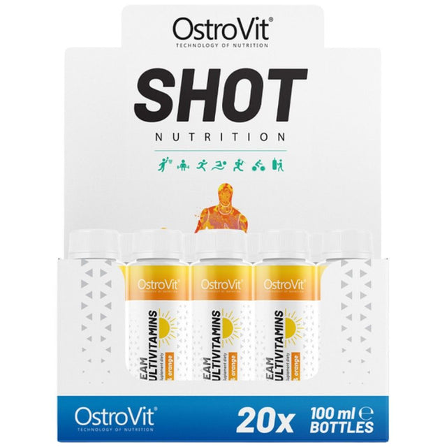 SUNbeam Multivitamins Shot | Better Tan Formula - 20 x 100 мл  OstroVit - Nutra Best Bulgaria
