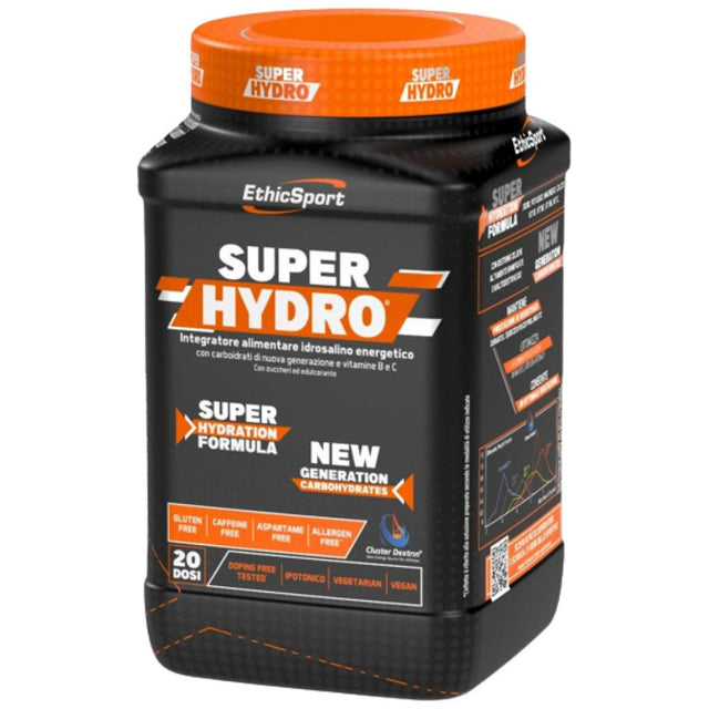 SUPER HYDRO | Electrolytes and Carbs 500 грама  EthicSport - Nutra Best Bulgaria