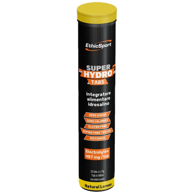 SUPER HYDRO TABS | Isotonic Effervescent Tabs - 20 разтворими таблетки  EthicSport - Nutra Best Bulgaria