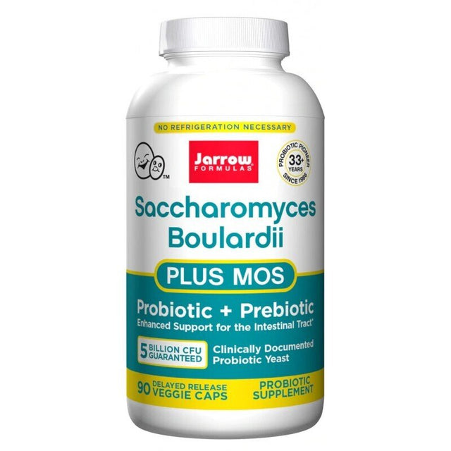 Saccharomyces Boulardii + MOS - 90 капсули  Jarrow Formulas - Nutra Best Bulgaria