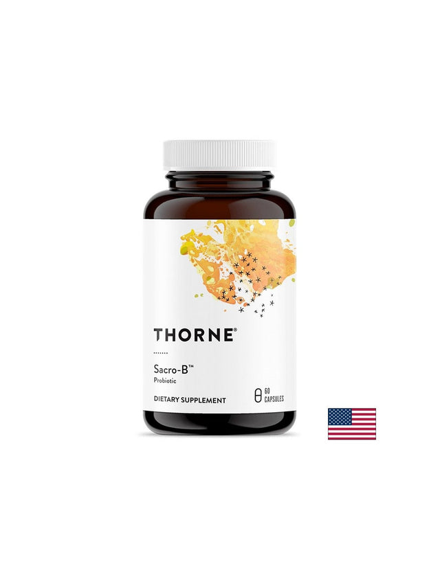 Сахаромицес буларди Sacro-B™ Probiotic, 5 млрд. активни пробиотици х 60 капсули  Thorne - Nutra Best Bulgaria