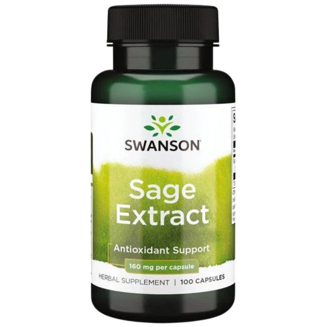 Sage Extract 160 mg 100 капсули  Swanson - Nutra Best Bulgaria