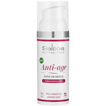 Saloos - Natural Anti-Age Cream with Rose - 50ml - Feel You