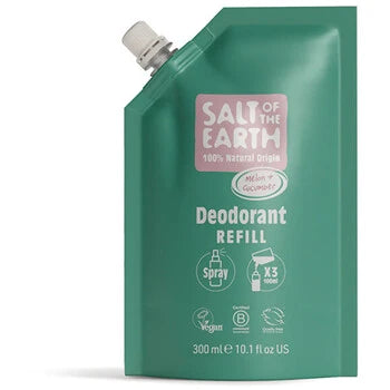 Salt-Of-The-Earth - Melon & Cucumber Deodorant Refill - Náplň deodorantu ve spreji -  Salt-Of-The-Earth - Nutra Best Bulgaria