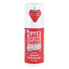 Salt-Of-The-Earth - Natural Deodorant Spray Rock Chick Sweet Strawberry ( Natura l Deodorant) 100 ml - 100ml  Salt-Of-The-Earth - Nutra Best Bulgaria