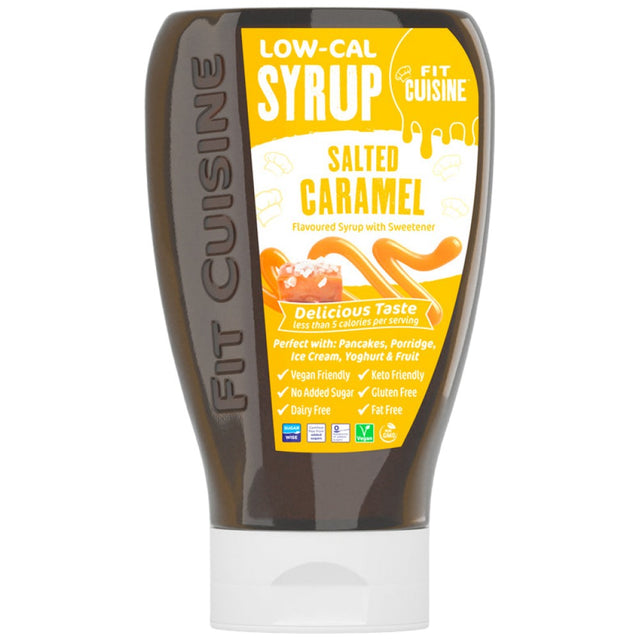 Fit Cuisine Low-Cal Syrup | Salted Caramel - 425 мл - Nutra Best Bulgaria