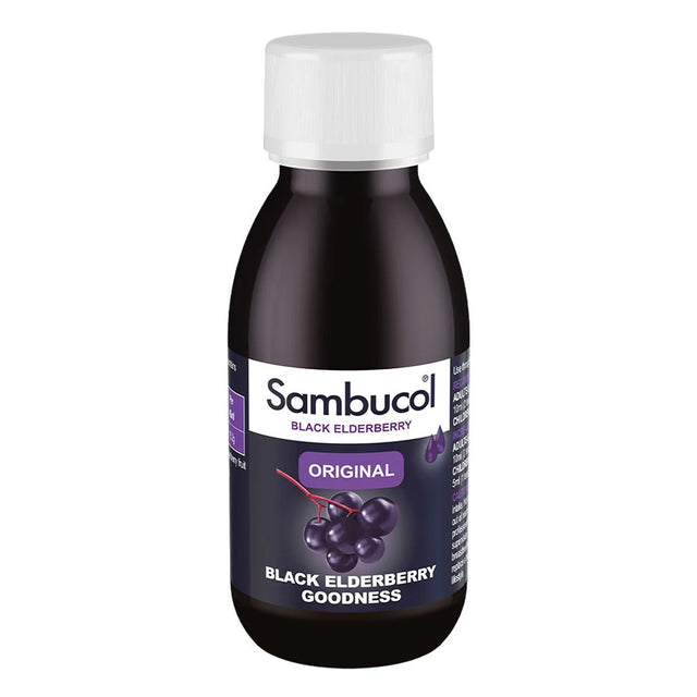 Sambucol, Original, Black Eldeberry Extract, Support The Immune System, Syrup, 120 ml  Sambucol - Nutra Best Bulgaria