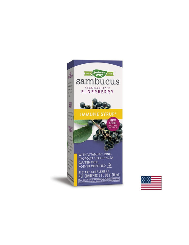 Sambucus Immune Syrup/ Самбукус Immune сироп х 120 ml Nature’s Way  Nature’s Way - Nutra Best Bulgaria
