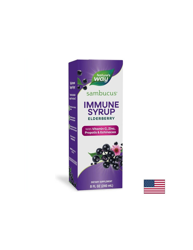 Sambucus Immune System Syrop - 240 мл  Nature’s Way - Nutra Best Bulgaria