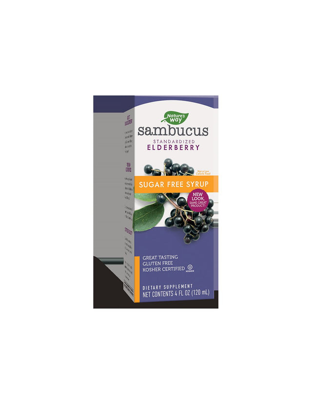 Sambucus Sugar Free Syrup/ Самбукус сироп без захар x 120 ml Nature’s Way  Nature’s Way - Nutra Best Bulgaria