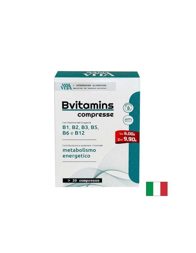 Витамини В-Комплекс SanaVita, 30 таблетки  Paladin Pharma - Nutra Best Bulgaria