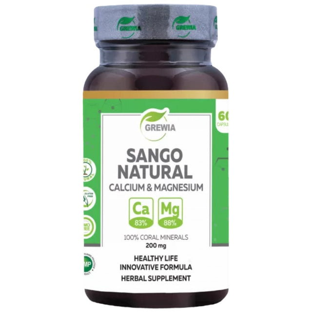 Sangro Natural | Calcium & Magnesium - 60 капсули  Grewia - Nutra Best Bulgaria