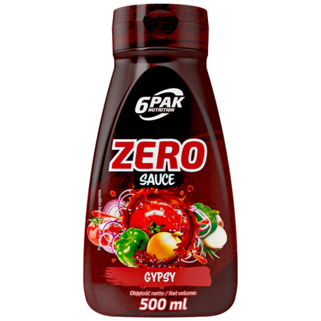Sauce Zero - Gypsy - 500 мл  6PAK Nutrition - Nutra Best Bulgaria