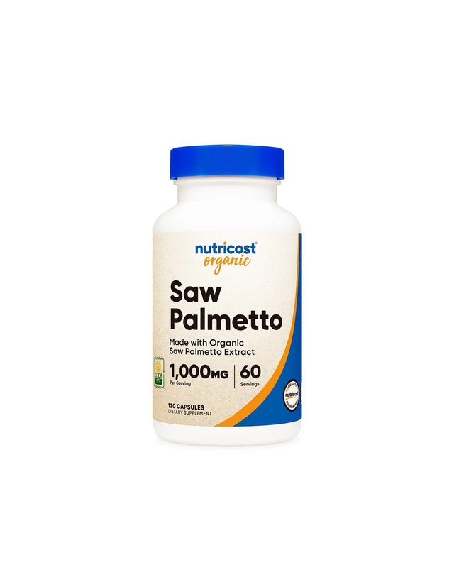 Простата - Сао Палмето (Saw Palmetto), 120 капсули  Nutricost - Nutra Best Bulgaria