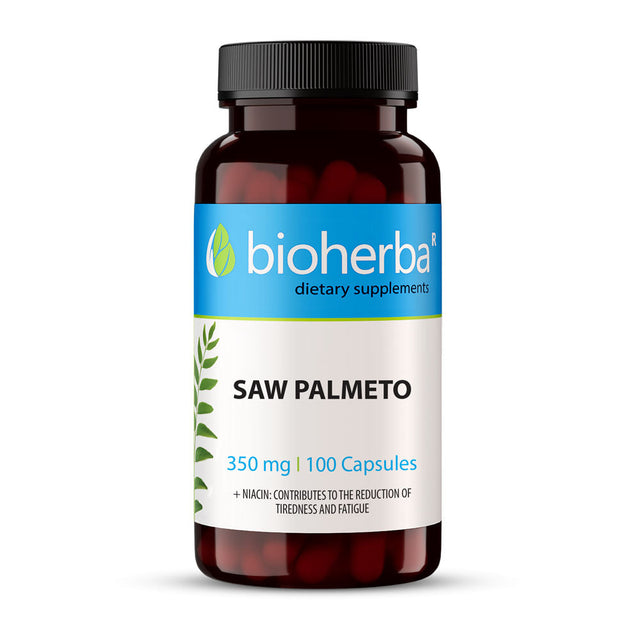 Saw Palmetto 280 mg - 100 капсули  Bioherba - Nutra Best Bulgaria