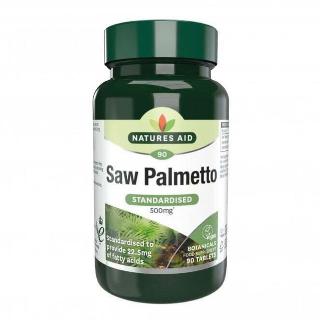 Сао палмето (Saw Palmetto) 500мг 90 таблетки, Natures Aid  Natures Aid - Nutra Best Bulgaria