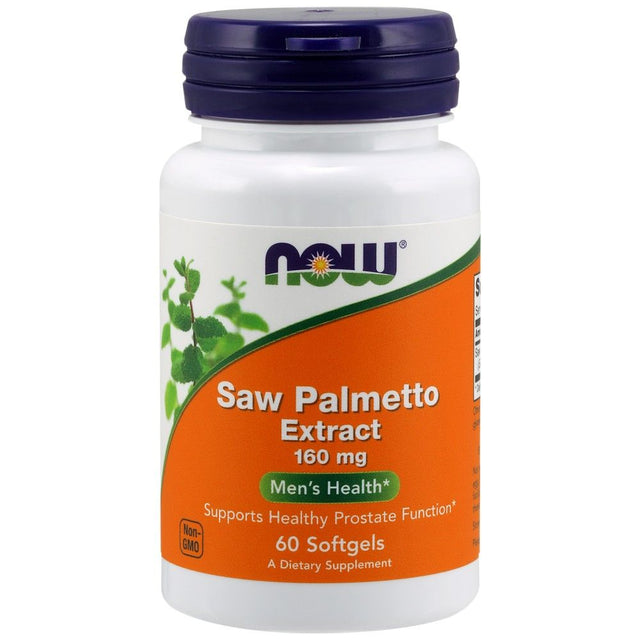 Saw Palmetto Extract 160 mg - 60 Гел капсули  NOW Foods - Nutra Best Bulgaria