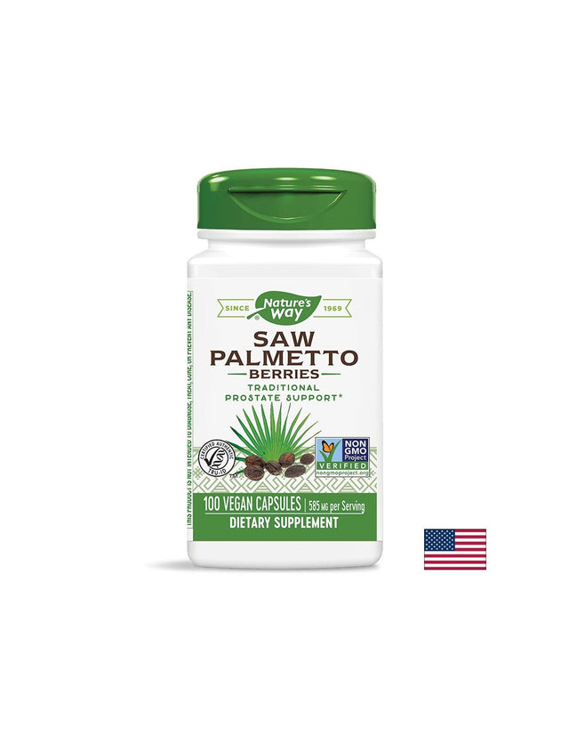 Saw Palmetto (berry) 585 mg - 100 капсули  Nature’s Way - Nutra Best Bulgaria