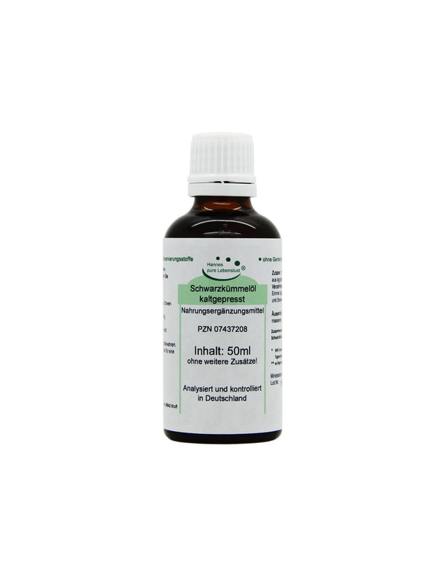 Schwarzkümmelöl - Студено пресовано масло от Черен кимион, 50 ml капки El Compra  El Compra - Nutra Best Bulgaria
