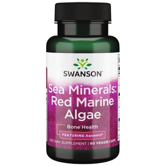 Sea Minerals | Red Marine Algae 60 капсули  Swanson - Nutra Best Bulgaria