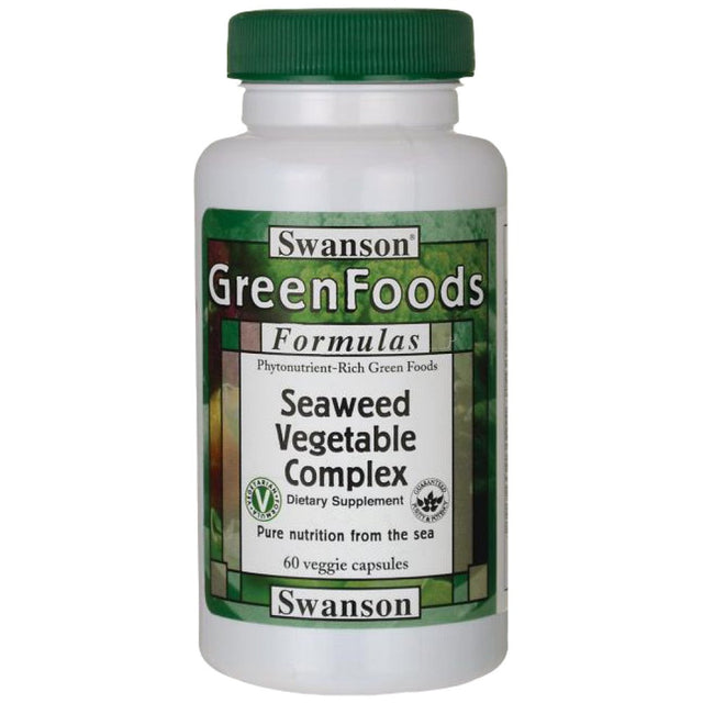 Seaweed Vegetable Complex 60 капсули  Swanson - Nutra Best Bulgaria
