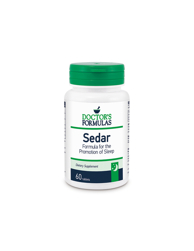 Формула за спокоен сън - Sedar, 60 таблетки Doctor’s Formulas  Doctor’s Formulas - Nutra Best Bulgaria