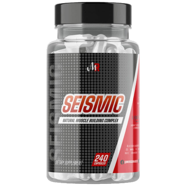 Seismic | Natural Muscle Building Complex - 240 капсули  Muscle Rage - Nutra Best Bulgaria
