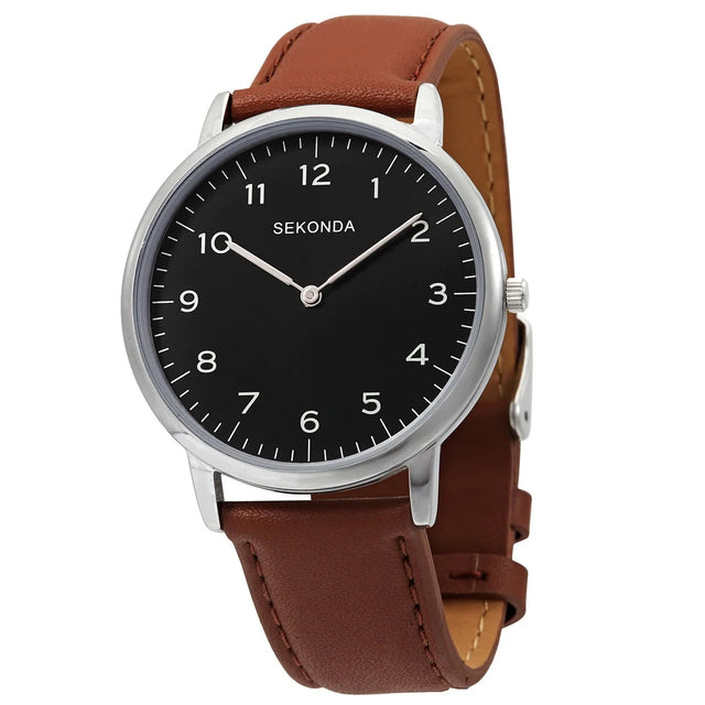 Sekonda, Sekonda, Quartz Leather Strap Watch, 1348.84, For Men  Sekonda - Nutra Best Bulgaria