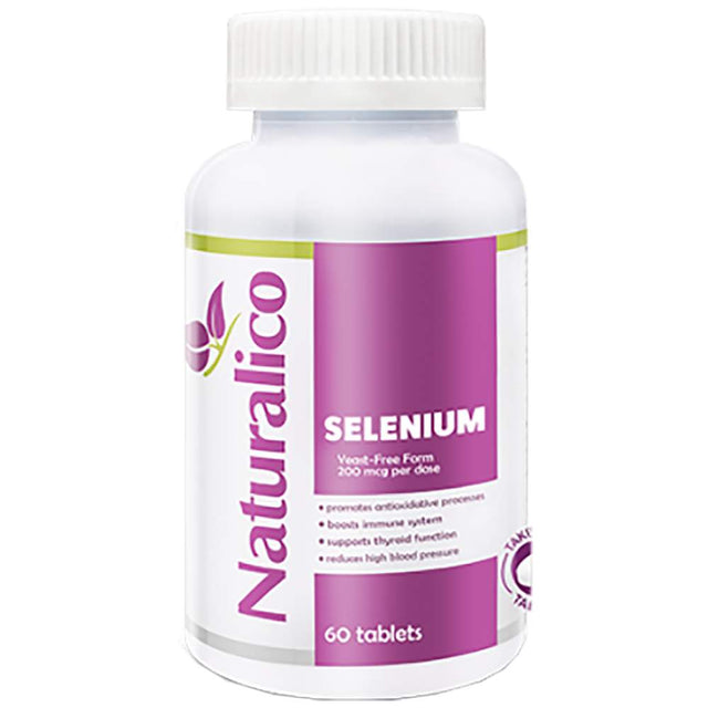 Selenium 200 mcg - 60 Таблетки  Naturalico - Nutra Best Bulgaria
