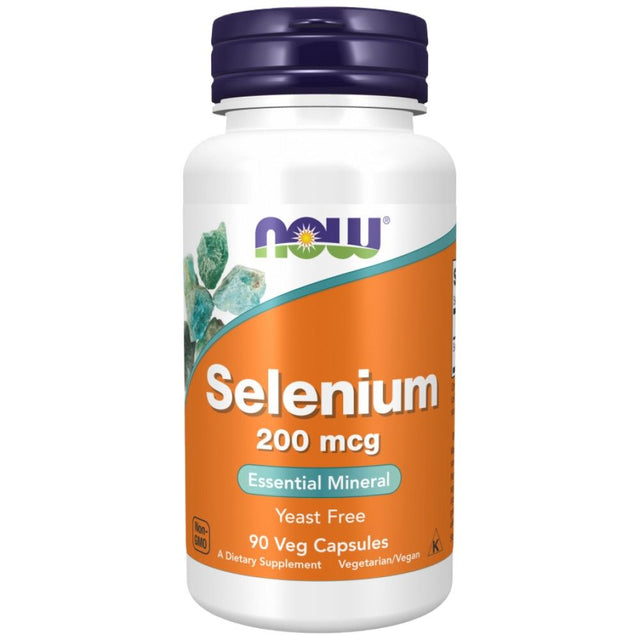 Selenium 200 mcg - 90 капсули  NOW Foods - Nutra Best Bulgaria