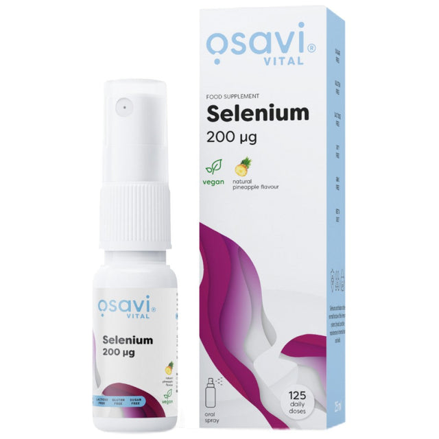 Selenium Oral Spray 200 mcg - 26 мл  Osavi - Nutra Best Bulgaria
