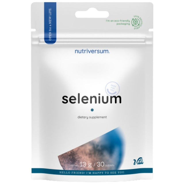 Selenium Tablet 150 mcg - 30 Таблетки  Nutriversum - Nutra Best Bulgaria