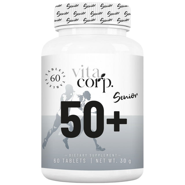 Senior 50+ MultiVitamin - 60 Таблетки  VitaCorp - Nutra Best Bulgaria