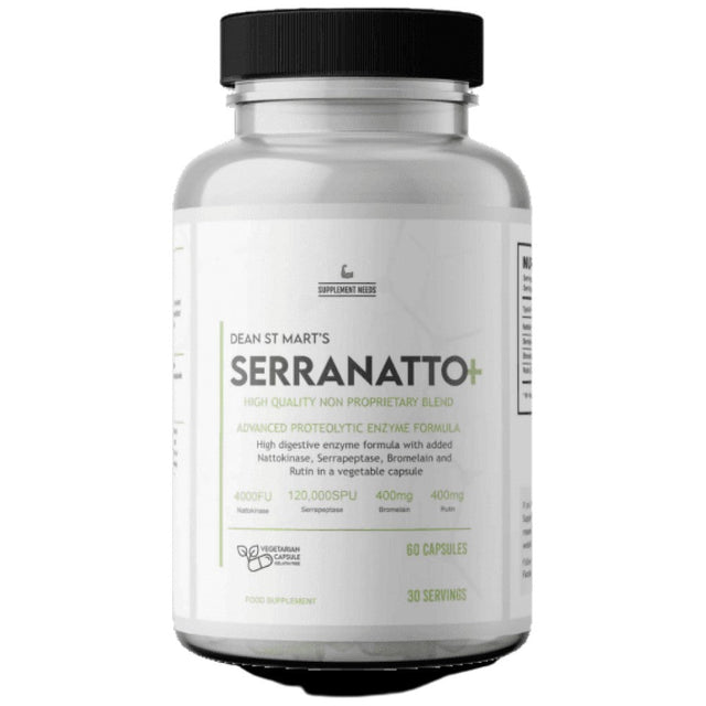 SerraNatto+ 60 капсули  Supplement Needs - Nutra Best Bulgaria