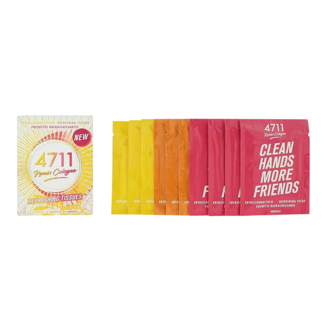 Set, 4711, Remix Cologne, Cleansing Wipes, 10 pcs  4711 - Nutra Best Bulgaria