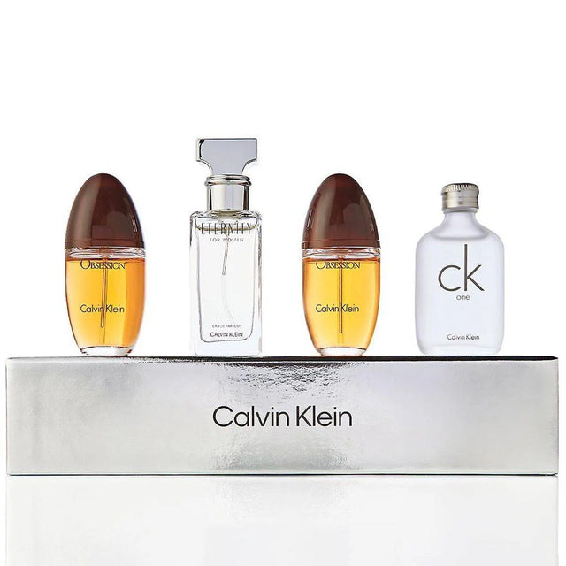Set Calvin Klein: Eternity, Eau De Parfum, For Women, 15 ml + CK One, Eau De Toilette, For Men, 2 pcs, 15 ml *Miniature + Obsession, Eau De Parfum, For Women, 15 ml *Miniature  Calvin Klein - Nutra Best Bulgaria