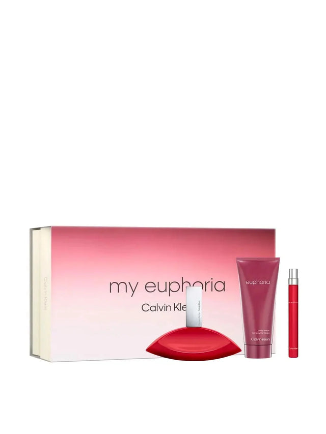 Set Calvin Klein: My Euphoria, Eau De Parfum, For Women, 100 ml + My Euphoria, Eau De Parfum, For Women, 10 ml + My Euphoria, Hydrating, Body Lotion, 100 ml  Calvin Klein - Nutra Best Bulgaria