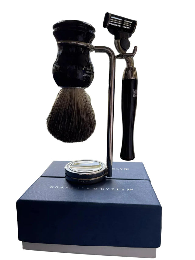 Set Crabtree & Evelyn: Crabtree & Evelyn, Shaving Razor, 5 Blades + Crabtree & Evelyn, Face Shaving Brush  Crabtree & Evelyn - Nutra Best Bulgaria
