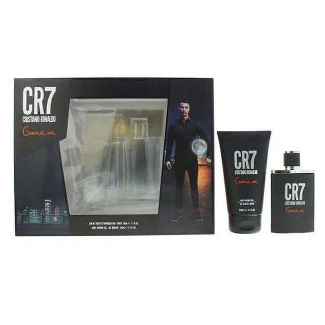 Set Cristiano Ronaldo: CR7 Game On, Eau De Toilette, For Men, 50 ml + CR7 Game On, Shower Gel, Body, 150 ml  Cristiano Ronaldo - Nutra Best Bulgaria
