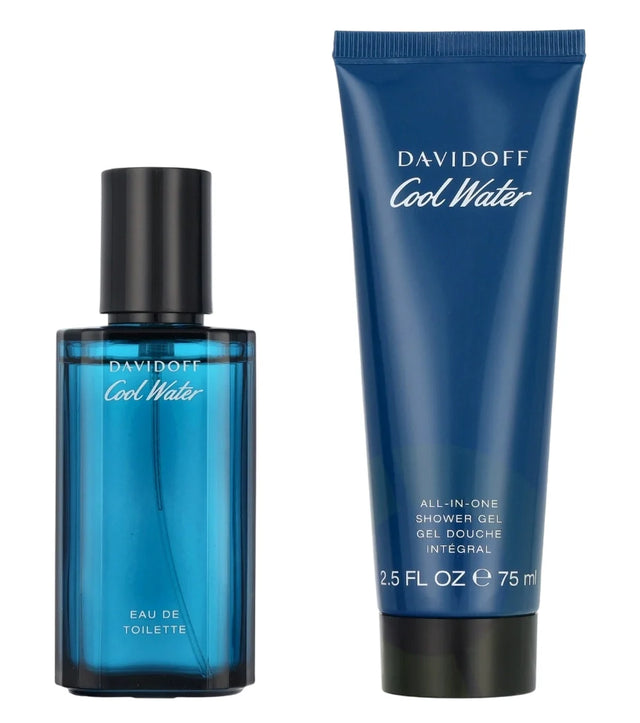 Set Davidoff: Cool Water, Eau De Toilette, For Men, 40 ml + Cool Water, Shower Gel, 75 ml  Davidoff - Nutra Best Bulgaria