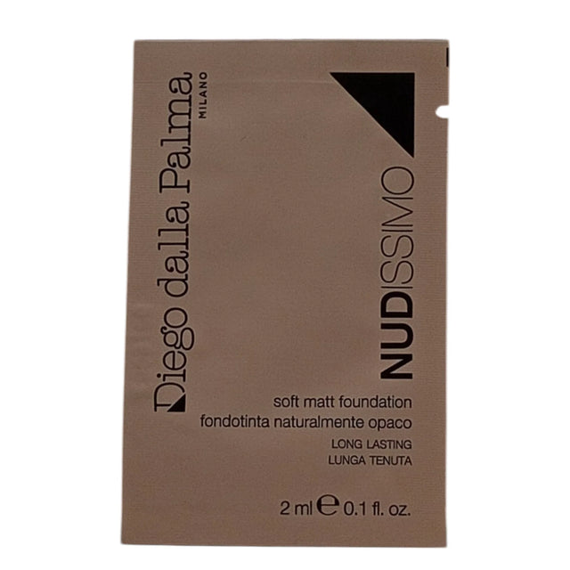 Set, Diego Dalla Palma, Nudissimo - Soft Matt, Oil-Free, Long Lasting, Liquid Foundation, 244W, Sabbia, 12 pcs, 2 ml *Sample  Diego Dalla Palma - Nutra Best Bulgaria