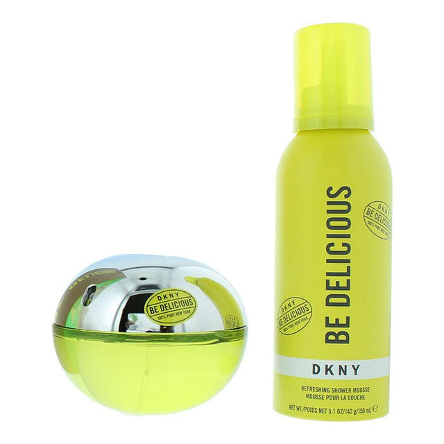 Set Dkny: Be Delicious, Eau De Parfum, For Women, 100 ml + Be Delicious, Cleansing, Shower Mousse, 150 ml  Dkny - Nutra Best Bulgaria