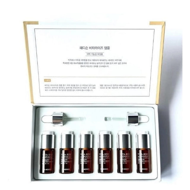 Set, Dr. Hedison, Vita Bright, Brightening, Ampoules Treatment Serum, Hyperpigmentation, For Face, Unisex, 6 pcs, 60 ml  Dr. Hedison - Nutra Best Bulgaria
