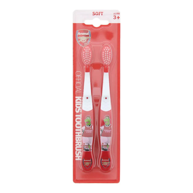 Set Duo, Epl, Arsenal, Toothbrush, Red, 2 pcs  Epl - Nutra Best Bulgaria