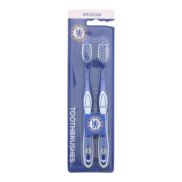 Set Duo, Epl, Chealsea, Toothbrush, Blue and White, 2 pcs  Epl - Nutra Best Bulgaria