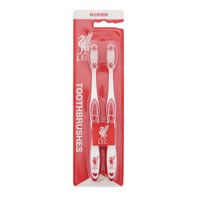 Set Duo, Epl, Liverpool, Toothbrush, White & Red, 2 pcs  Epl - Nutra Best Bulgaria